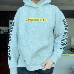 Light grey Graphic hoodie !